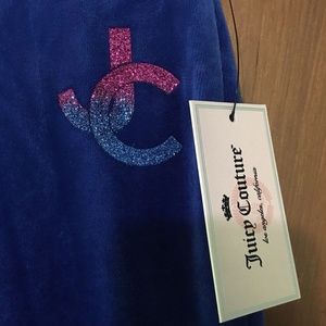 Juicy Couture Teen Girls Blue Sweatpants Large
